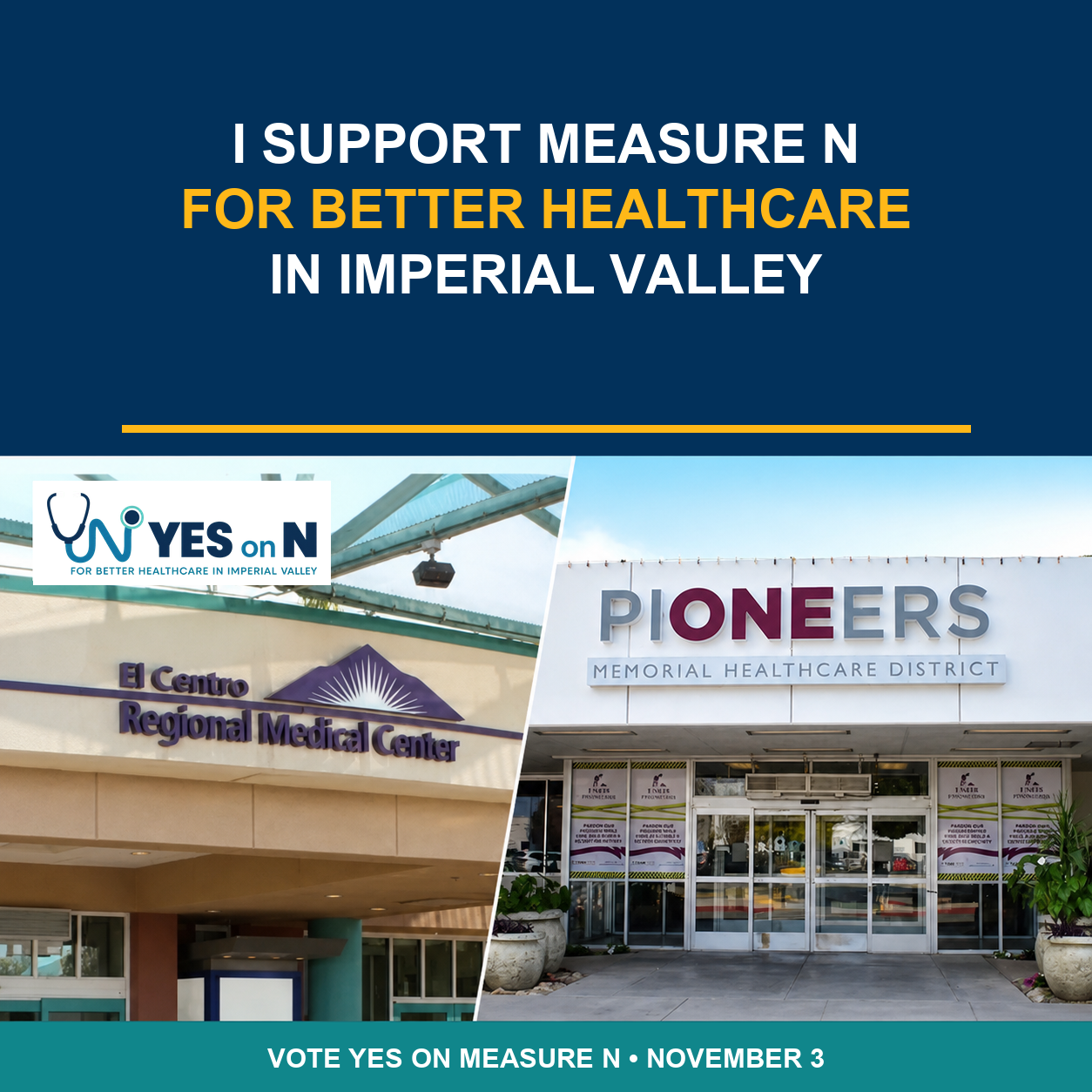 I support Measure N campaign graphic